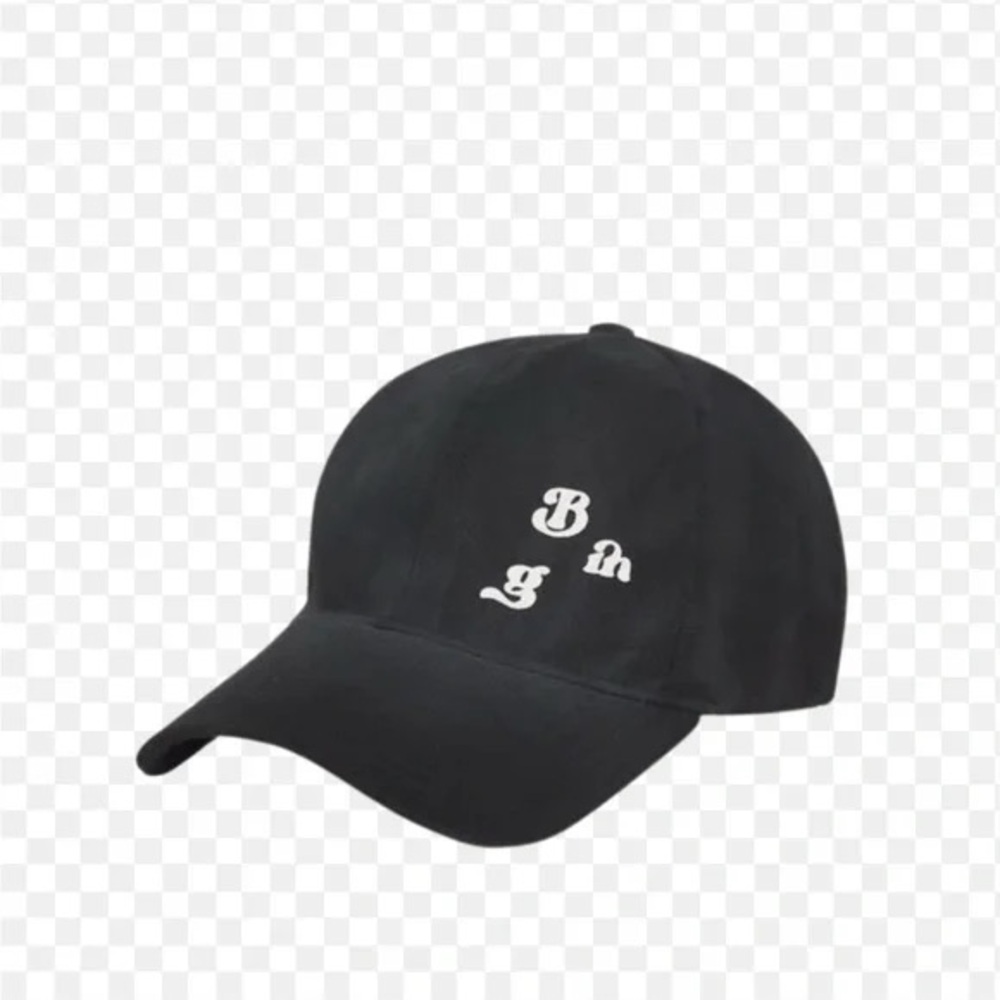 Anine Bing Black Baseball Cap with White Logo